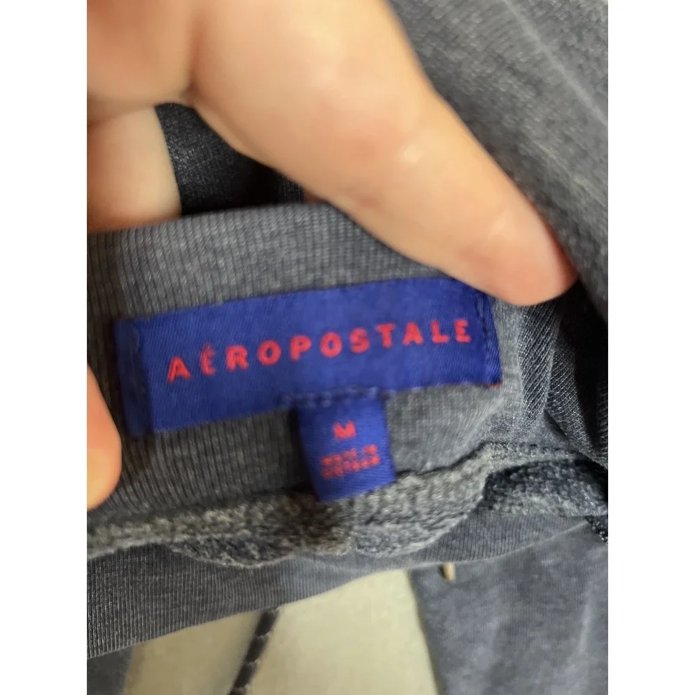 Aeropostale Women's M Blue Drawstring Jogger Sweatpants‎ Activewear Pants